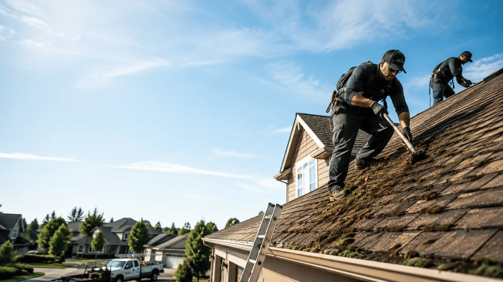 Roof Moss Removal in Lowell, MI near me